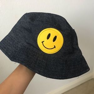 Vintage denim bucket hat